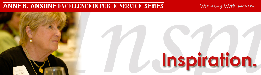 Anne Anstine Excellence in Public Service Series